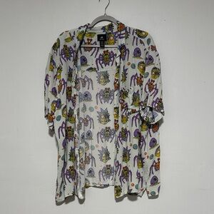 H&M Rick & Morty Button Up Shirt